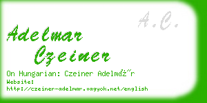 adelmar czeiner business card